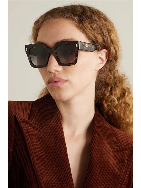 fendi square eyeglasses|fendi oversized sunglasses.